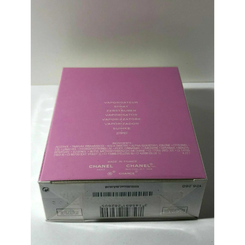 CHANCE EAU TENDRE by Chanel Eau de Parfum Edp 3.4 oz / 100 ml New