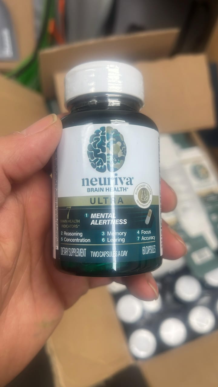 Neuriva Ultra Brain Health Memory Focus Mental Alertness 60 Caps New