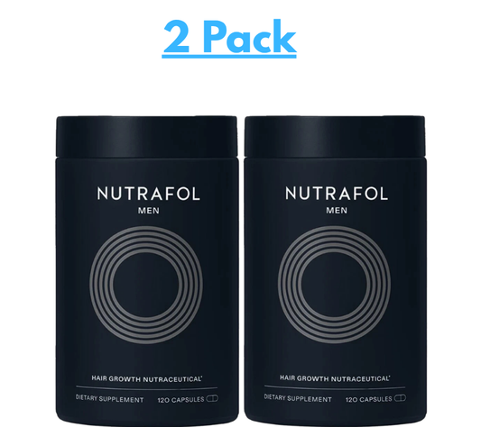 2  Pack Nutrafol Men Hair Growth Nutraceuticals Dietary Supplement 120 Capsules