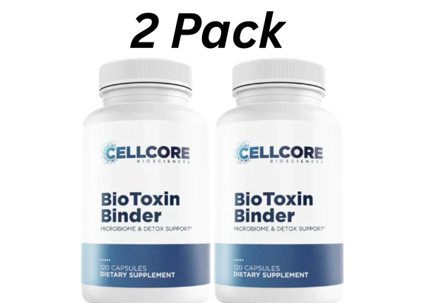 2 Pack Cellcore Bio Toxin Gut Health &amp; Detox Support Supplement | 120 Capsules