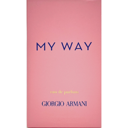 GIORGIO ARMANI MY WAY EAU DE PARFUM SPRAY FOR WOMEN 3.0 Oz / 90 ml  New