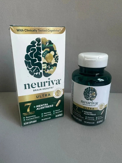 Neuriva Ultra Brain Health Memory Focus Mental Alertness 60 Caps   New