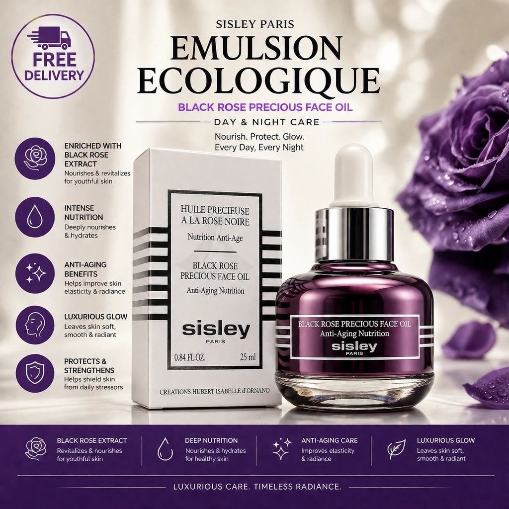 Sisley Black Rose Precious Face Oil 25ml/0.84oz - New In Box - Fresh