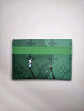 Louis Vuitton Double Card Holder Monogram Golf Green New
