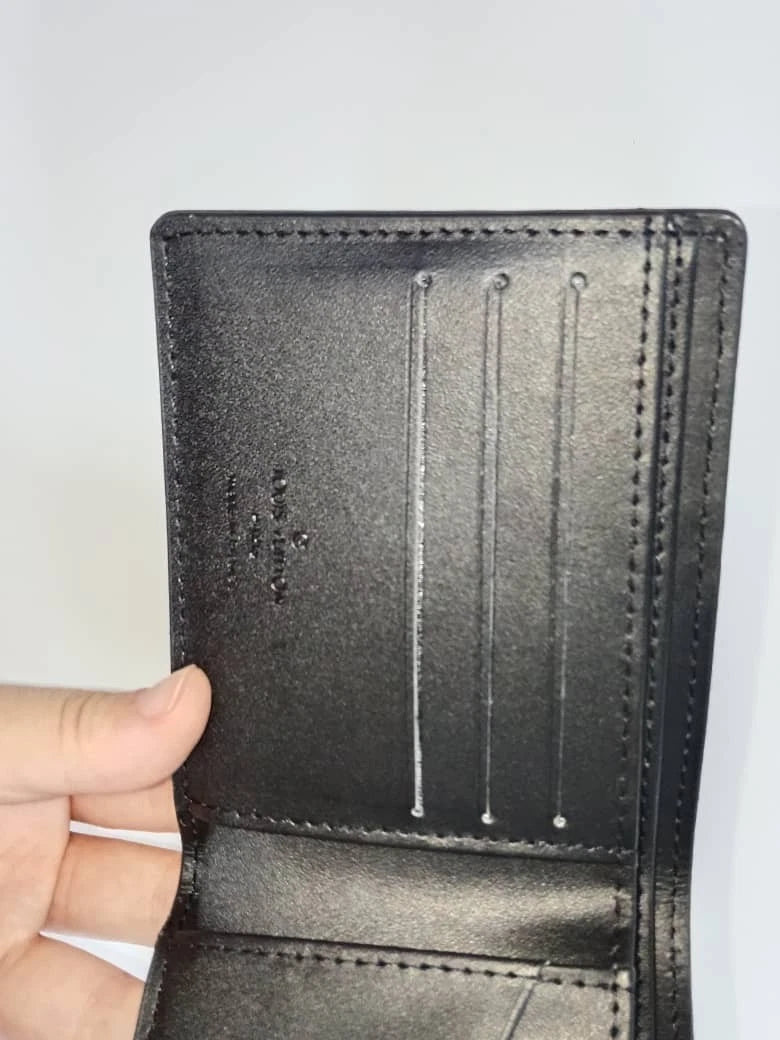 Louis Vuitton Multiple Wallet in Monogram Eclipse Canvas For men USED