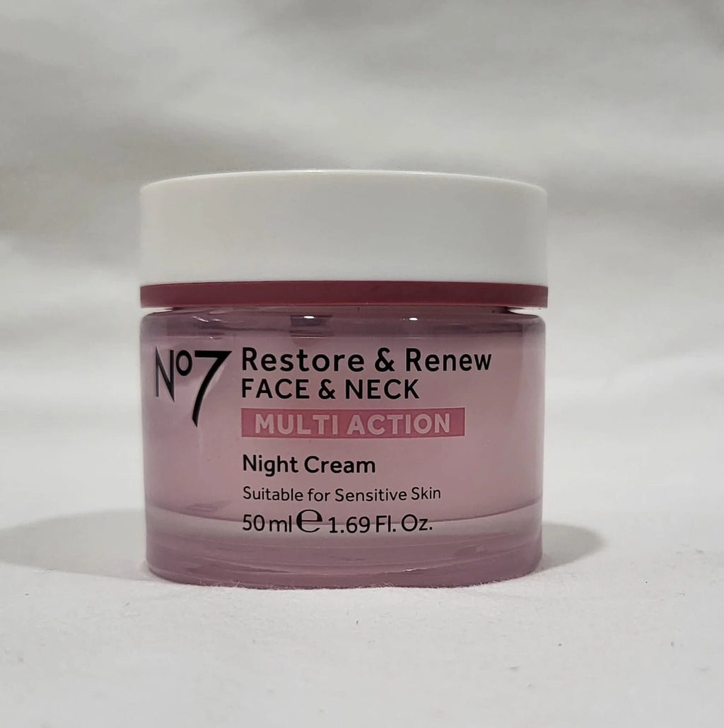 Boots No7 Restore & Renew Night Cream 1.6 oz (50 ml)