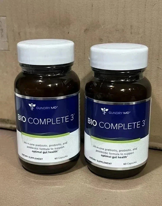 2 PACK  Bio Complete 3 Supplement 60 Caps Optimal Gut Health