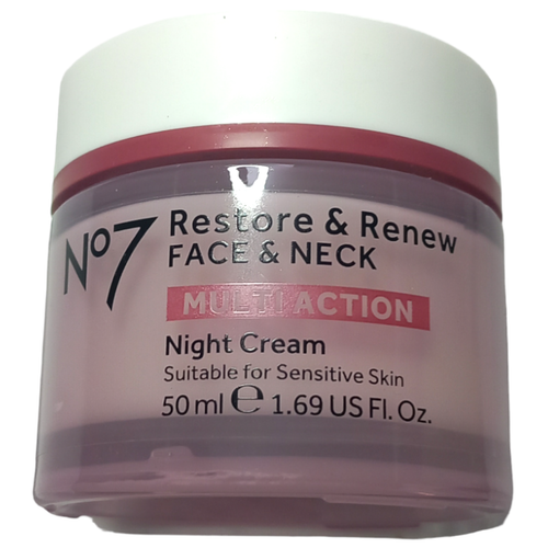 Boots No7 Restore & Renew Night Cream 1.6 oz (50 ml)