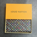 Louis Vuitton Women's Black Multicolor Monogram Zip-Around Long Wallet